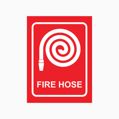 FIRE HOSE SIGN