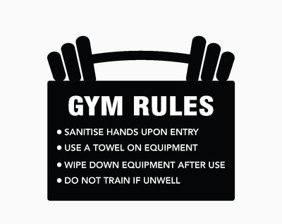 Gym Rules Sign