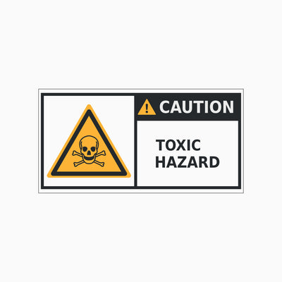 TOXIC HAZARD SIGN