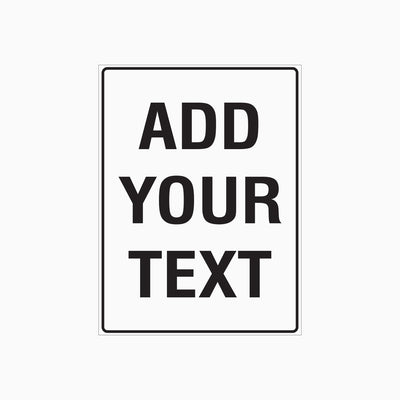 CUSTOM SIGN (vertical)