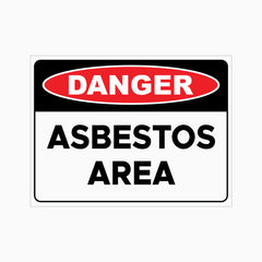 ASBESTOS AREA SIGN
