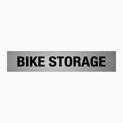 BIKE STORAGE SIGN