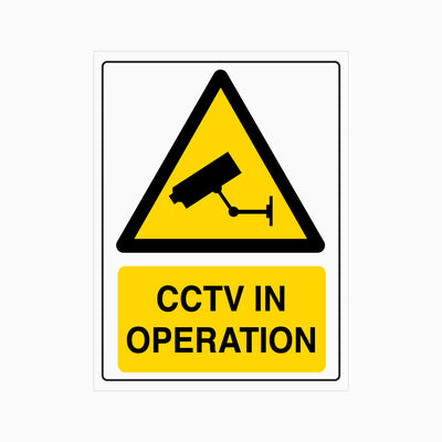 CCTV IN OPERATION SIGN