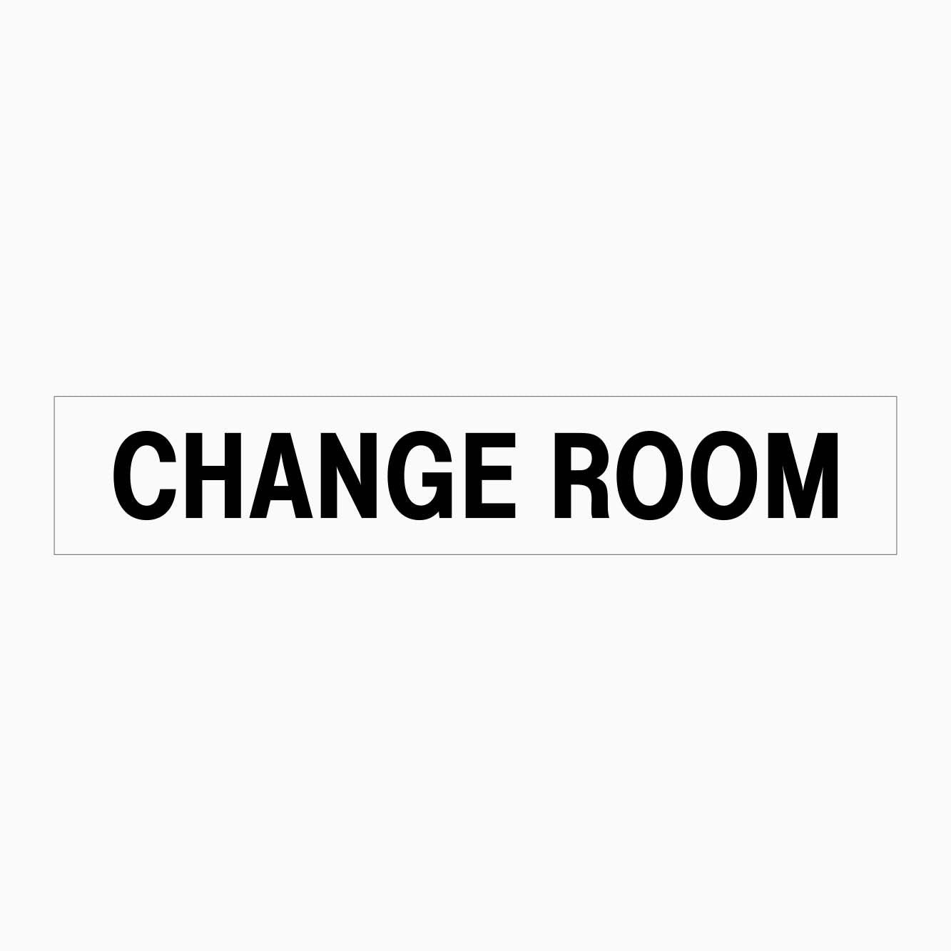 CHANGE ROOM SIGN - GET SIGNS