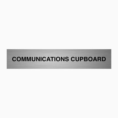 COMMUNICATIONS CUPBOARD SIGN