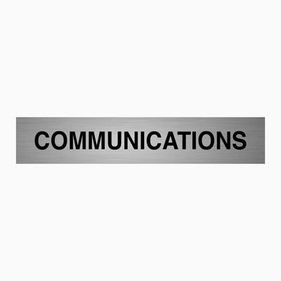 COMMUNICATIONS SIGN