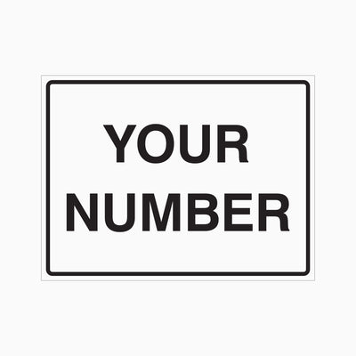 CUSTOM GATE HOUSE BUILDING NUMBER SIGN