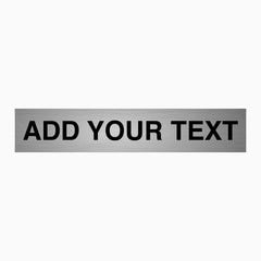 STATUTORY SIGN - Custom Text