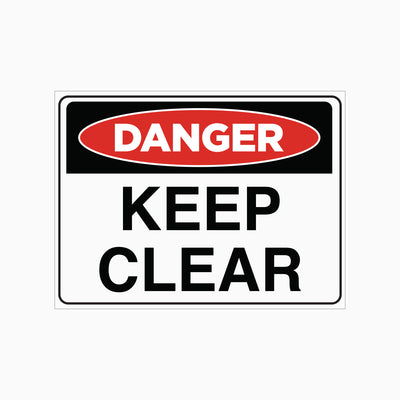 KEEP CLEAR SIGN