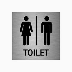FEMALE and MALE TOILET SIGN