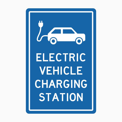 ELECTRIC VEHICLE CHARGING STATION SIGN