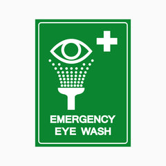 EMERGENCY EYE WASH SIGN
