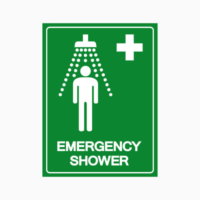 EMERGENCY SHOWER SIGN