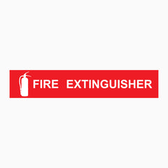 FIRE EXTINGUISHER SIGN