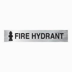 FIRE HYDRANT SIGN