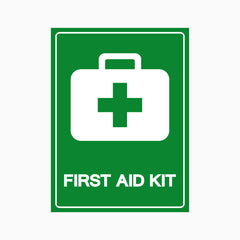 FIRST AID KIT SIGN