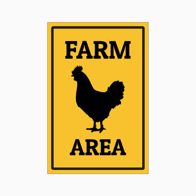 FARM AREA SIGN