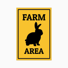 FARM AREA SIGN