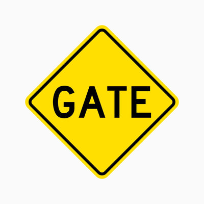 GATE SIGN