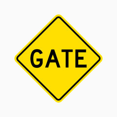 GATE SIGN