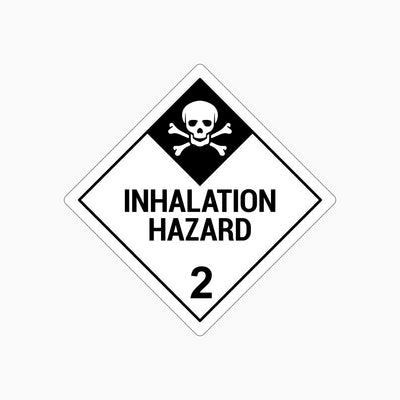 INHALATION HAZARD 2 SIGN