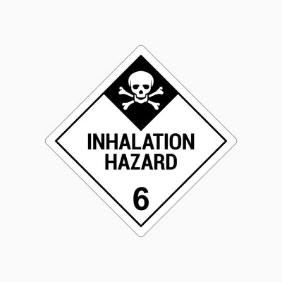 INHALATION HAZARD 6 SIGN