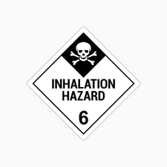 INHALATION HAZARD 6 SIGN