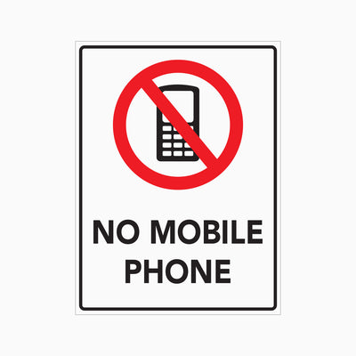 NO MOBILE PHONE SIGN