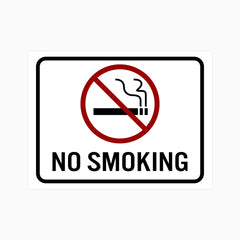 NO SMOKING SIGN