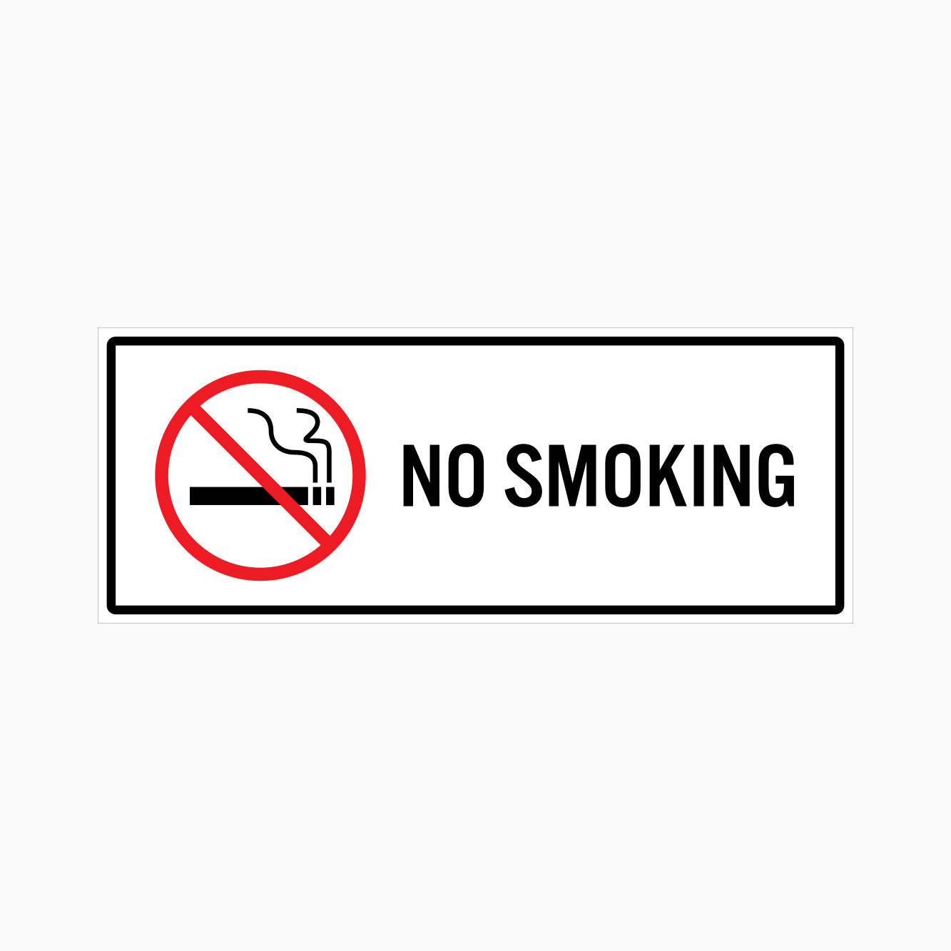 NO SMOKING SIGN - GET SIGNS