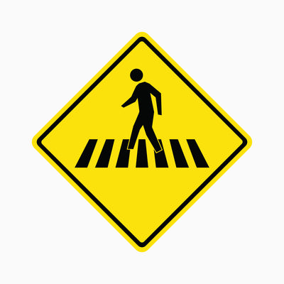 PEDESTRIANS CROSSING SIGN