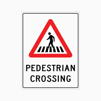 PEDESTRIAN CROSSING SIGN