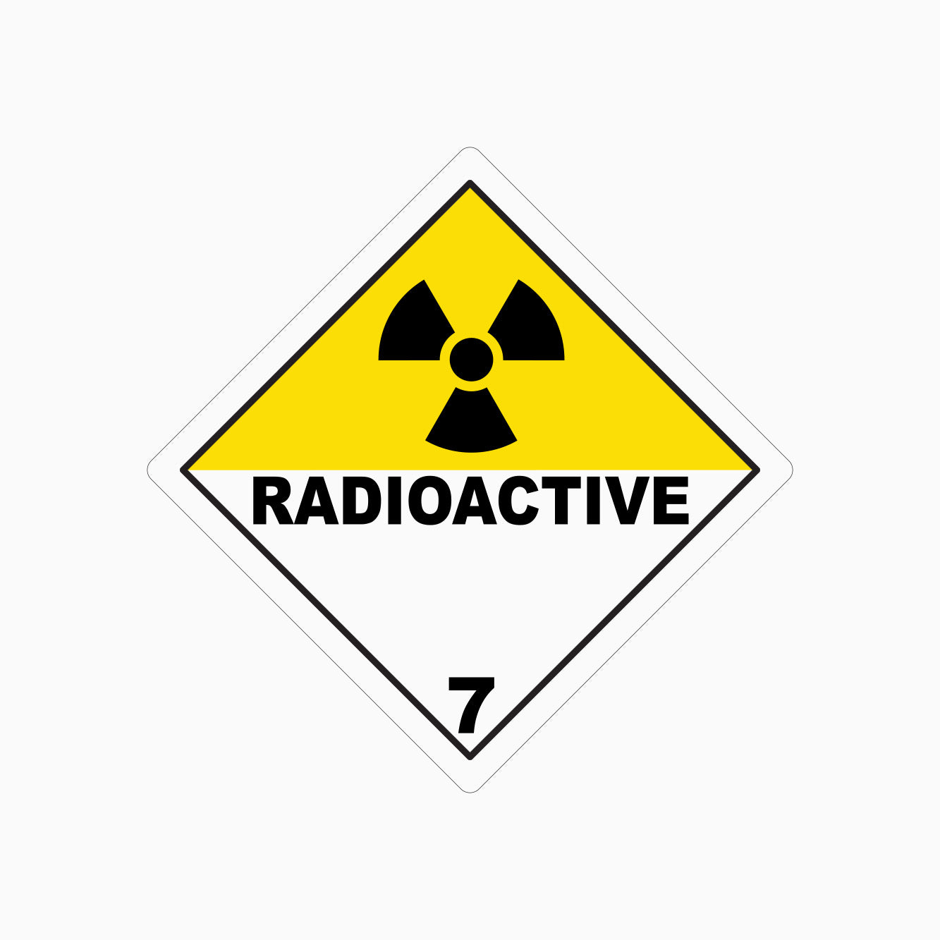 RADIOACTIVE 7 SIGN