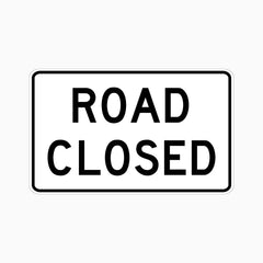 ROAD CLOSED SIGN
