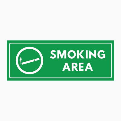 SMOKING AREA SIGN