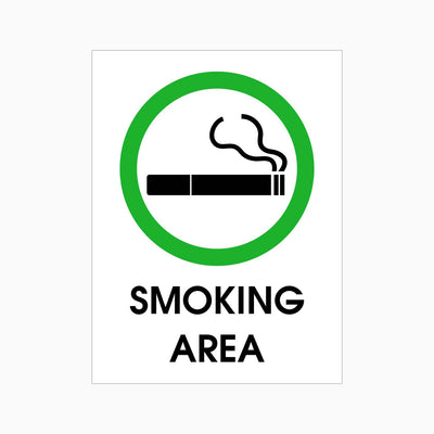 SMOKING AREA SIGN
