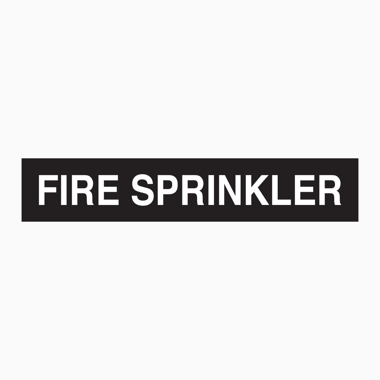 FIRE SPRINKLER SIGN - STATUTORY SIGNS