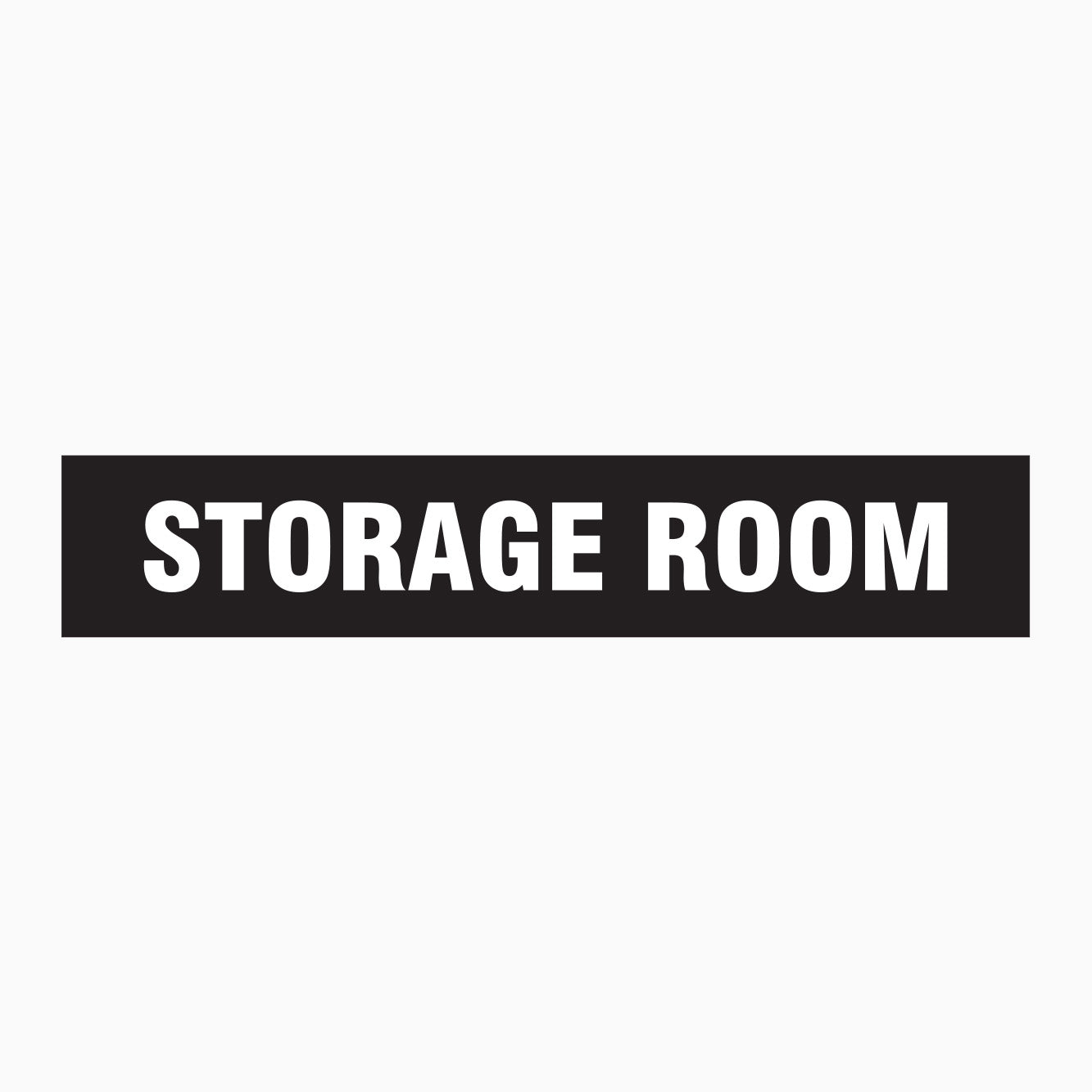STORAGE ROOM SIGN