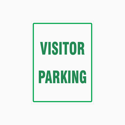 VISITOR PARKING SIGN - Portrait