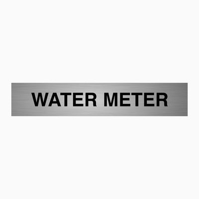 WATER METER SIGN