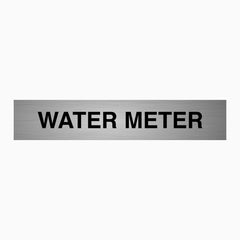 WATER METER SIGN