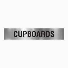 CUPBOARDS SIGN