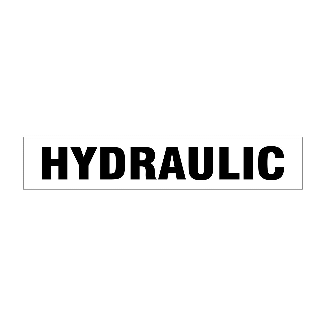 STATUTORY SIGNS IN AUSTRALIA AT GET SIGNS - HYDRAULIC SIGN