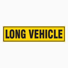 LONG VEHICLE SIGN