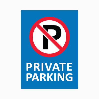 PRIVATE PARKING SIGN