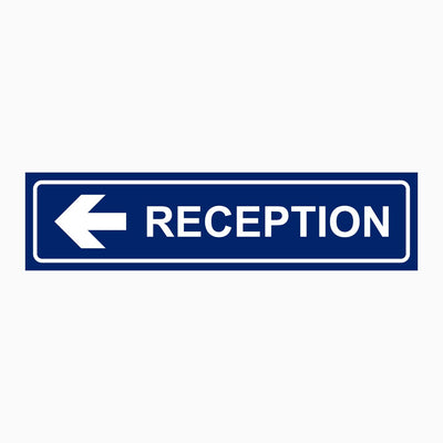 RECEPTION SIGN (LEFT & RIGHT POINT)