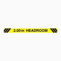2.M HEADROOM STICKER