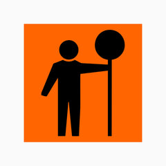 TRAFFIC CONTROLLER SIGN