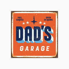 MAN CAVE (DAD'S GARAGE) SIGN