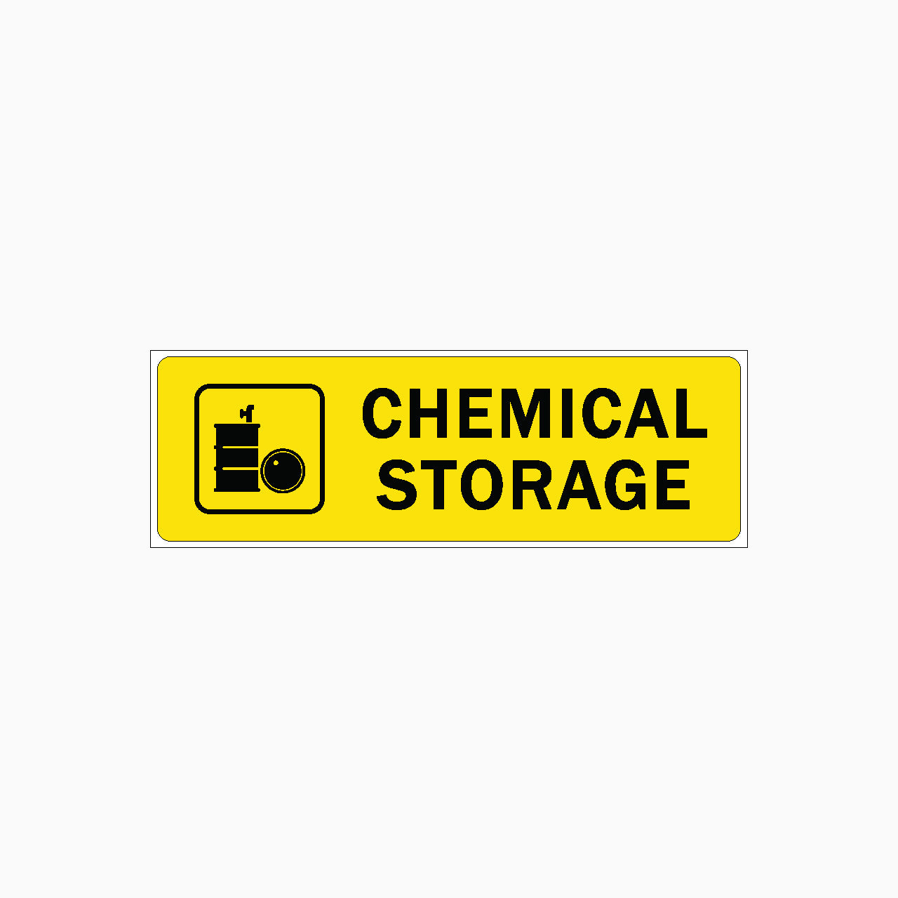 CHEMICAL STORAGE SIGN